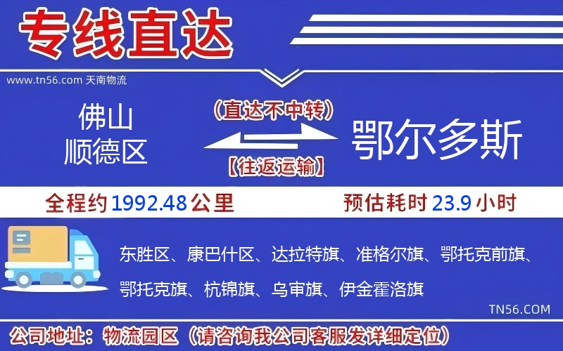 佛山順德區(qū)到鄂爾多斯物流公司 佛山順德區(qū)到鄂爾多斯物流公司