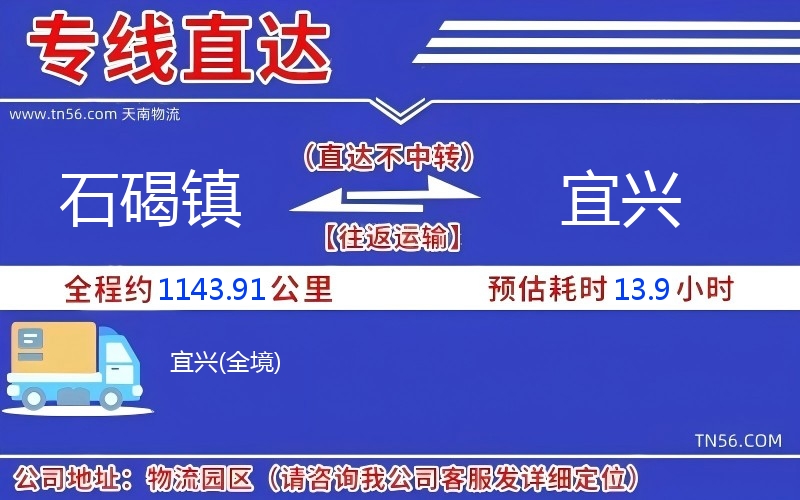 石碣鎮到宜興物流公司
