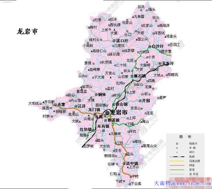 東莞到龍巖市地圖 m.87139196.cn